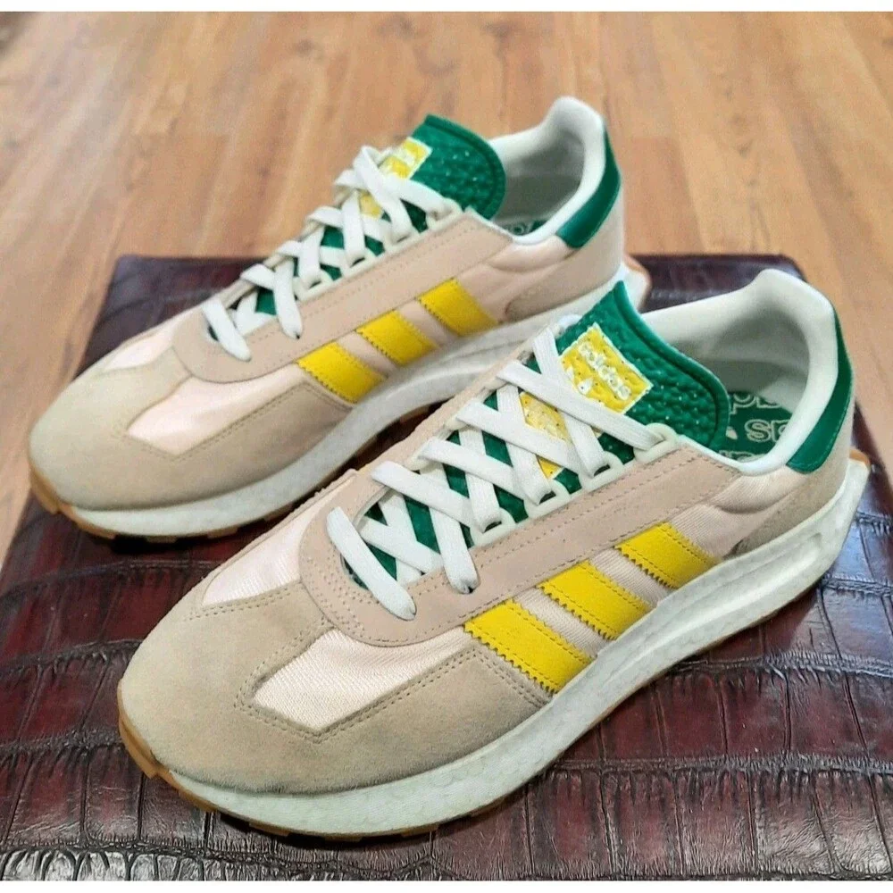 Adidas Retropy E5 Sneakers Bliss Orange Yellow GW6778 Retro Vibes 70s Tech Sz 10